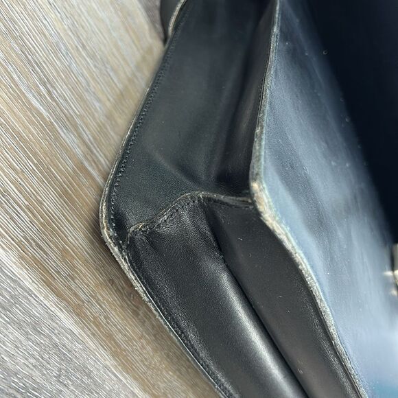 *5123 Coach black leather briefcase - Picture 10 of 13